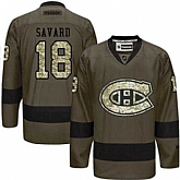 Glued Montreal Canadiens #18 Serge Savard Green Salute to Service NHL Jersey,baseball caps,new era cap wholesale,wholesale hats